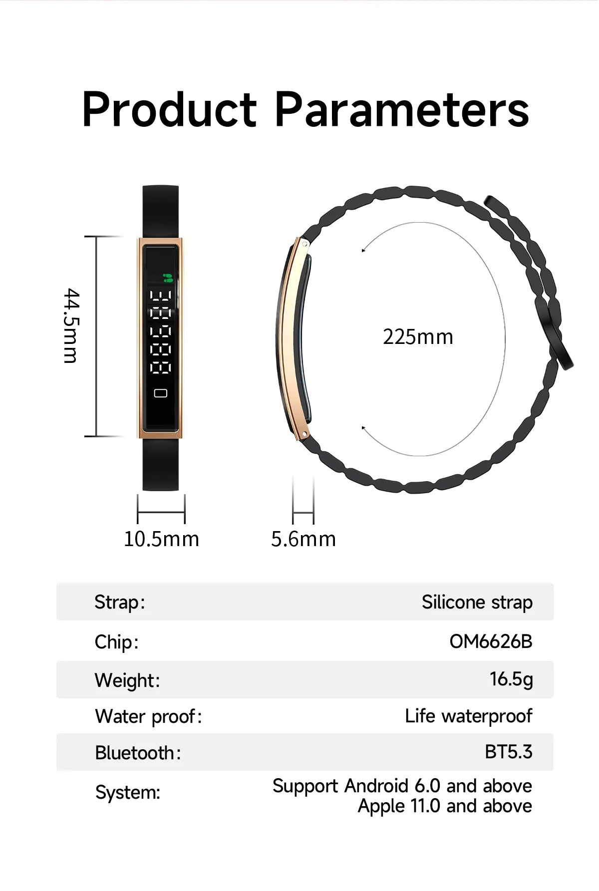 Seventh Rep™ Elegant Smart Band